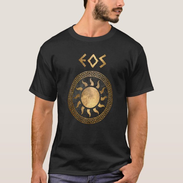 Camiseta Símbolo da Deusa Grega Eos da Aurora (Frente)