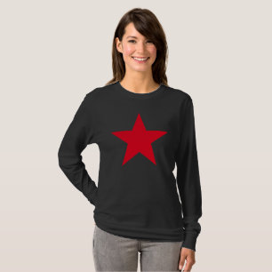 Camiseta Símbolo da Estrela Vermelha do Exército Militar Pa