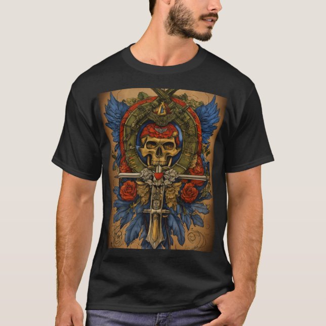 Camiseta Símbolo da força, prosperidade e sabedoria (Frente)
