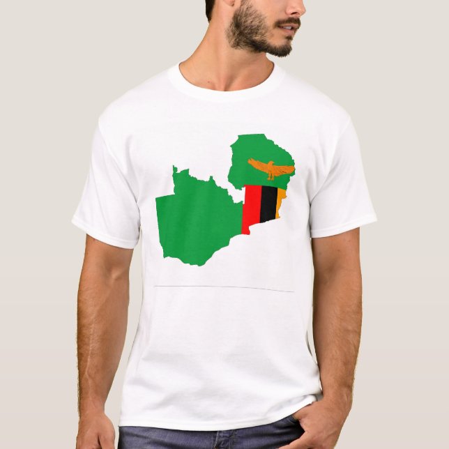 Camiseta símbolo da forma do mapa da bandeira de país da (Frente)