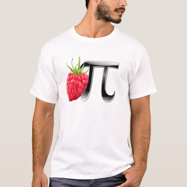 Camiseta Símbolo da framboesa e do Pi (Frente)