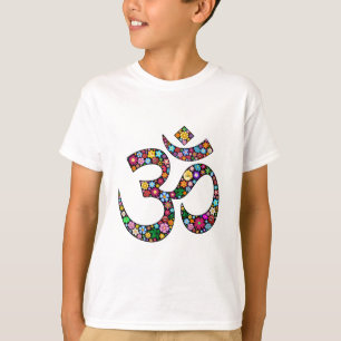 Camiseta Símbolo da ioga do OM Aum Namaste