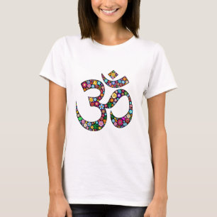 Camiseta Símbolo da ioga do OM Aum Namaste