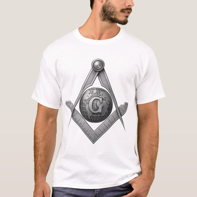 Camiseta símbolo da maçonaria (Frente)