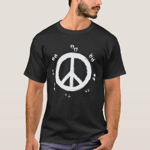 Camiseta Símbolo da Paz Direitos dos Animais Vegan Veganism