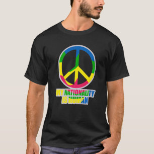 Camiseta Símbolo da Paz Homem Dizendo Paz para Homens e Mul
