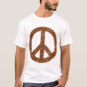 Camiseta Símbolo da Paz Rabiscado - Noz