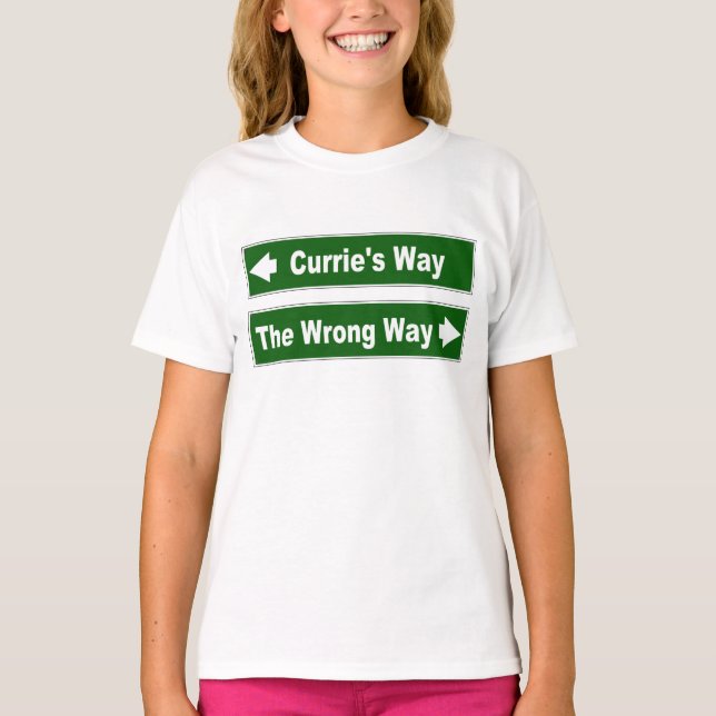 Camiseta Símbolo da rua Way Clan Currie (Frente)
