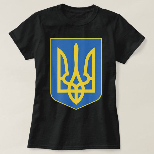 Camiseta Símbolo da Ucrânia (Frente do Design)