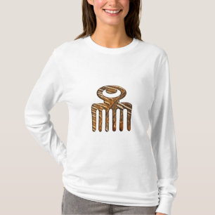 Camiseta Símbolo de Adinkra da África Étnica Duafe