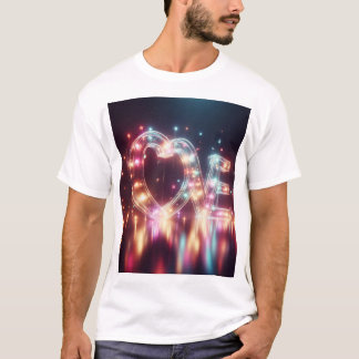 Camiseta Símbolo de amor cristalino T-Shirt