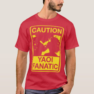 Camiseta Símbolo de Aviso Fanático Yaoi