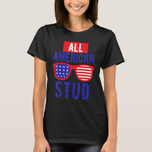 Camiseta Símbolo de bandeira americano do americano Study U