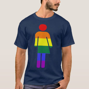 Camiseta Símbolo de Banheiro de Transgênero
