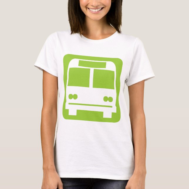 Camiseta Símbolo de barramento - Preto (Frente)