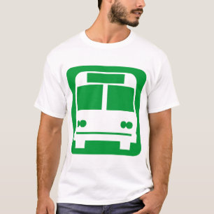 Camiseta Símbolo de barramento - Verde-grama