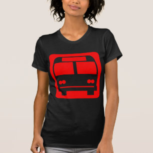 Camiseta Símbolo de barramento - Vermelho