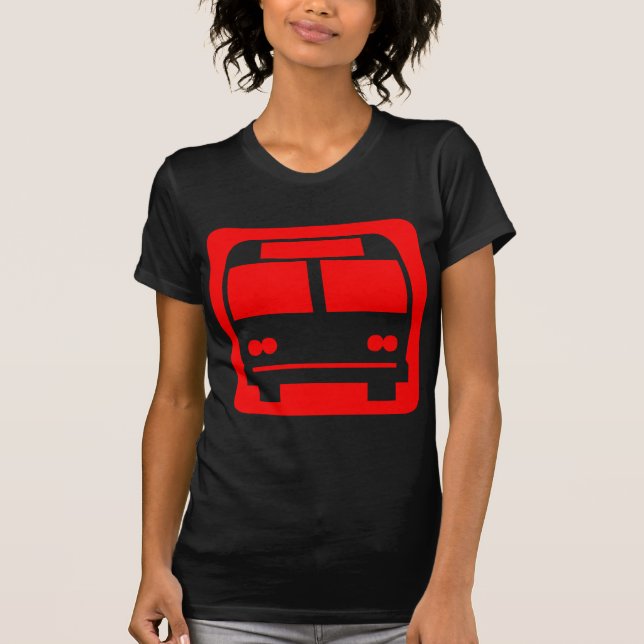 Camiseta Símbolo de barramento - Vermelho (Frente)