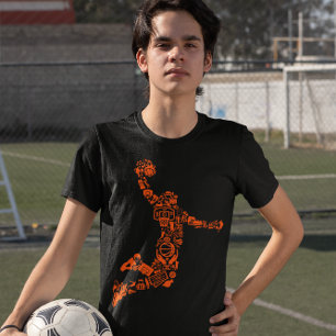 Camiseta Símbolo de basquetebol Hoops Slam