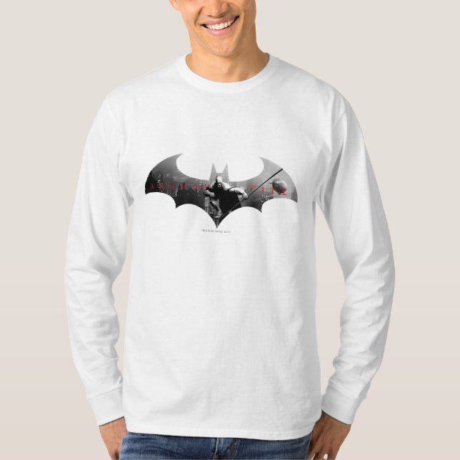 Camiseta Símbolo de Bat de Arkham City (Frente)