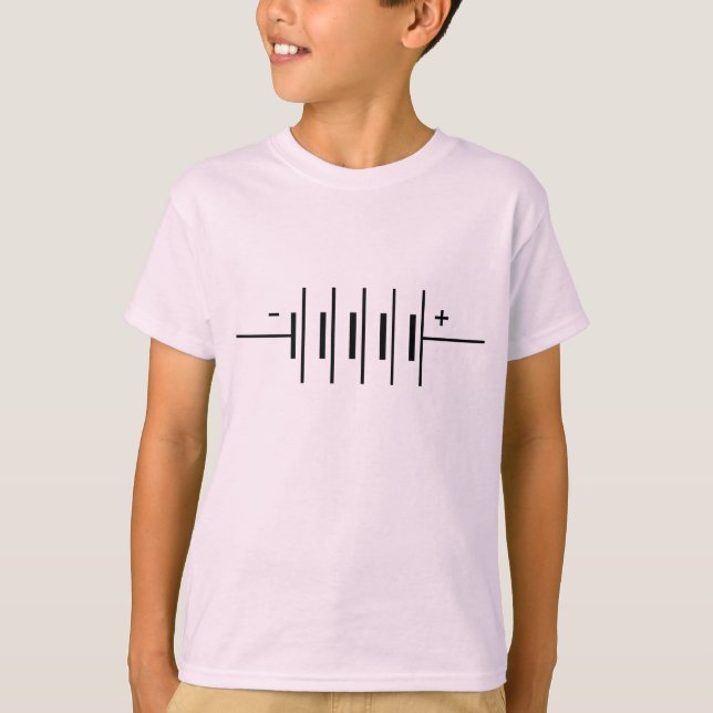Camiseta Símbolo de Baterias (Frente)