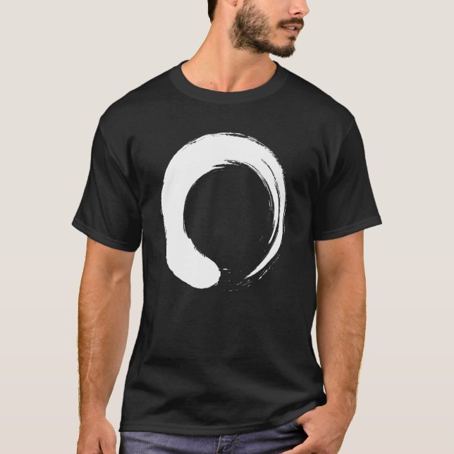 Camiseta Símbolo de budismo Zen Enso Círculo Budismo Símbol (Frente)