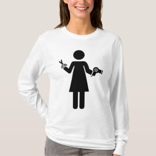 Camiseta Símbolo de cabeleireiro