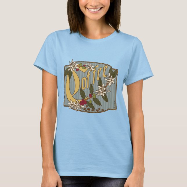 Camiseta Símbolo de café vitoriano (Frente)