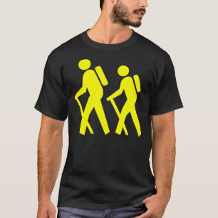 Camiseta Símbolo de caminhada