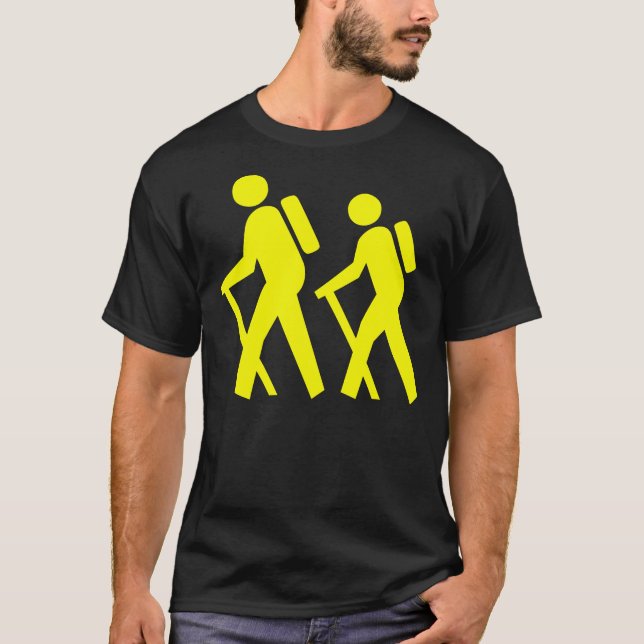 Camiseta Símbolo de caminhada (Frente)