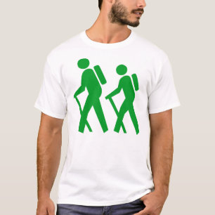 Camiseta Símbolo de Caminhada Símbolo de Caminhada