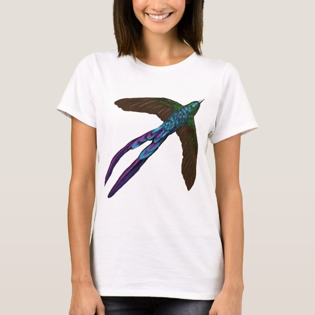 Camiseta Símbolo de cauda violeta (Frente)