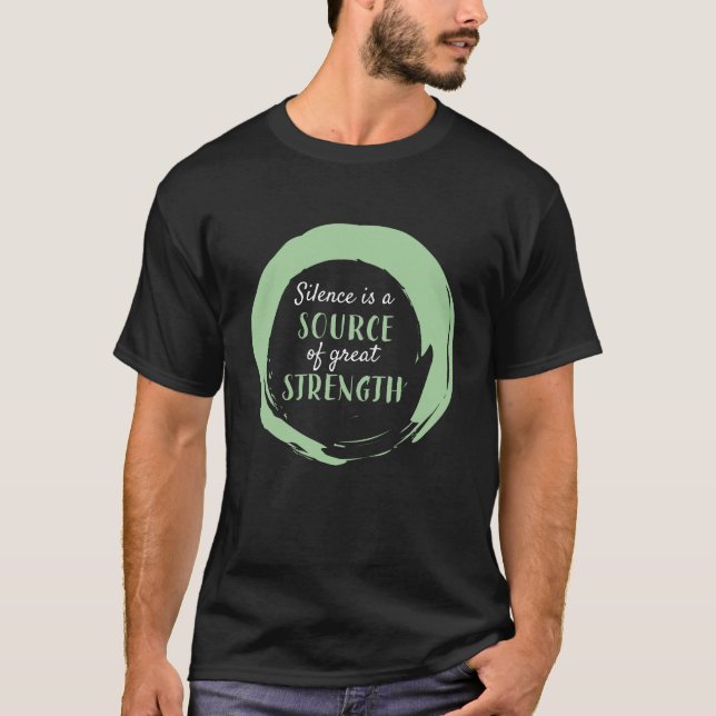 Camiseta Símbolo de Círculo Zen - Presente de Resistência (Frente)