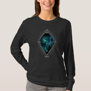 Camiseta Símbolo de Constelação e Zodiac Aries