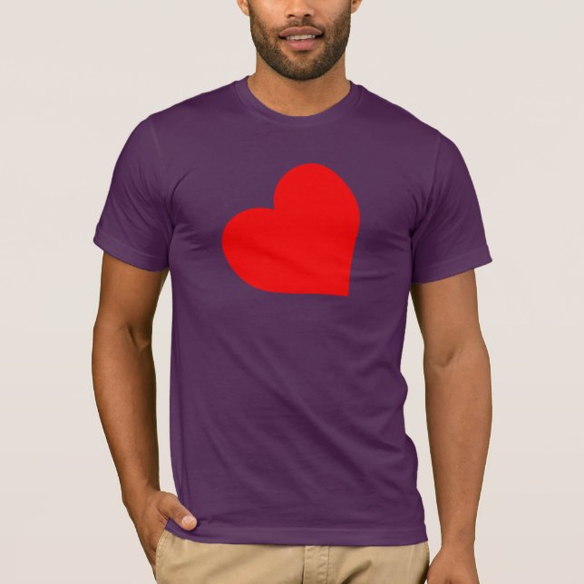 CAMISETA SÍMBOLO DE COURO CORAÇÃO (Frente)