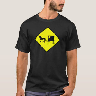 Camiseta Símbolo de Cruzamento Amish Clássico T-Shirt