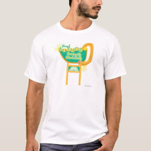 Camiseta Símbolo de Diner para Estilo Retroativo Orgulhoso