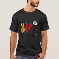 Símbolo de Enfermagem Paz Amor Vida de Enfermeira
