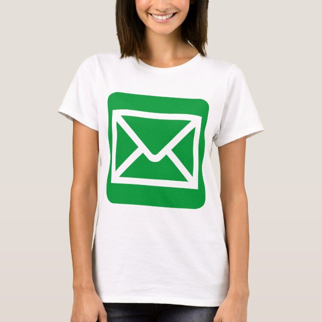 Camiseta Símbolo de Envelope - Verde Grass (Frente)