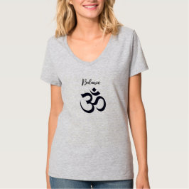 Camiseta Símbolo de Equilíbrio Om Yoga