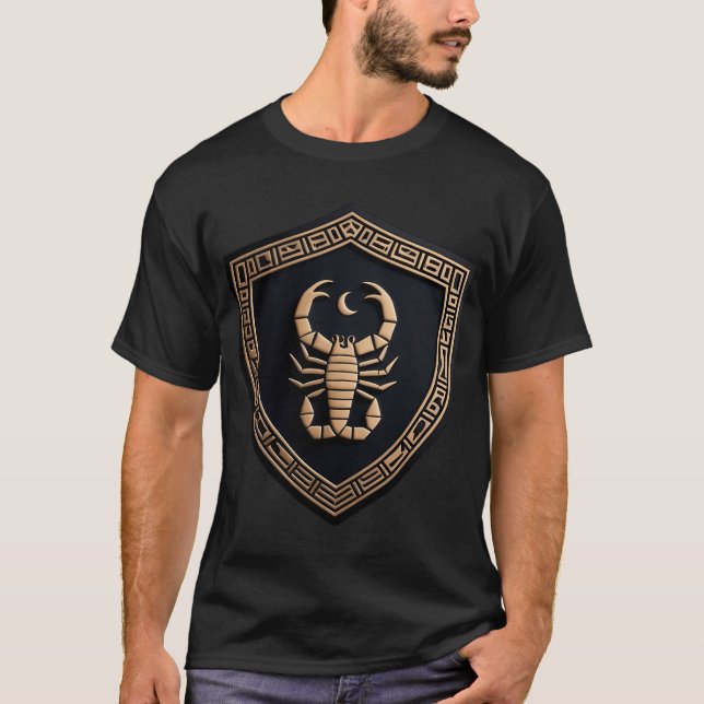 Camiseta Símbolo de Escorpião (Frente)