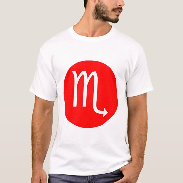 Camiseta Símbolo de Escorpião (Frente)