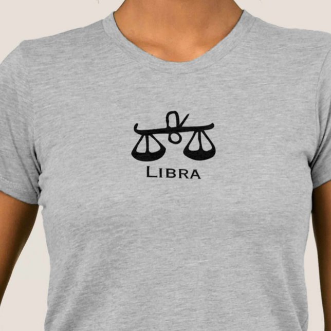 Camiseta Símbolo de estrela libra Zodiac (Criador carregado)