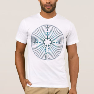 Camiseta Símbolo de Geometria Sagrado - Chartres Labyrinth