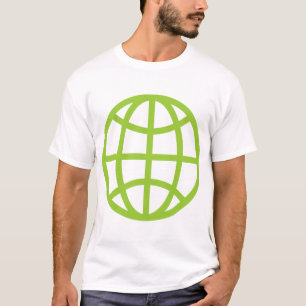 Camiseta Símbolo de Globo - Verde Martiano