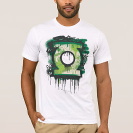 Camiseta Símbolo de Grafite Lanterna Verde