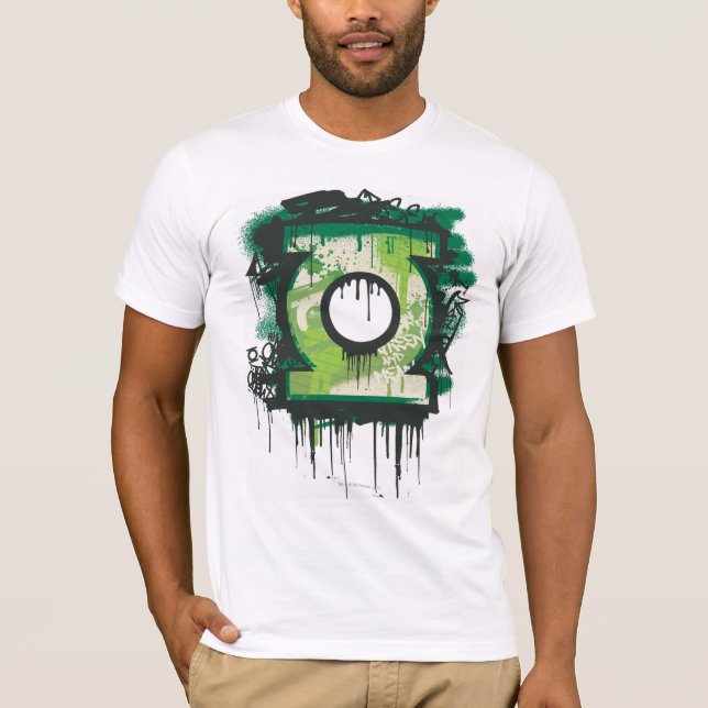 Camiseta Símbolo de Grafite Lanterna Verde (Frente)