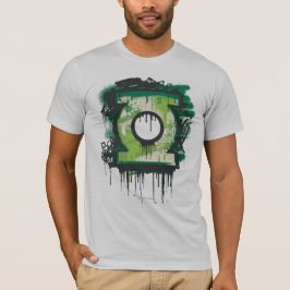 Camiseta Símbolo de Grafite Lanterna Verde