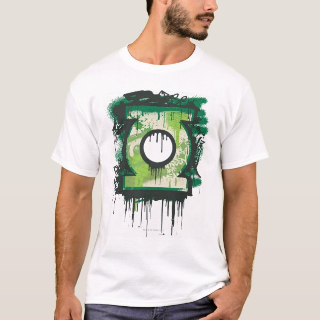Camiseta Símbolo de Grafite Lanterna Verde (Frente)