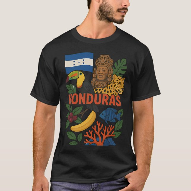 Camiseta Símbolo de Honduras (Frente)